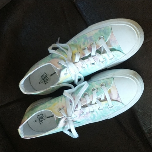 Time &Tru cotton candy tye-dye sneaker sz.8 - Picture 4 of 4